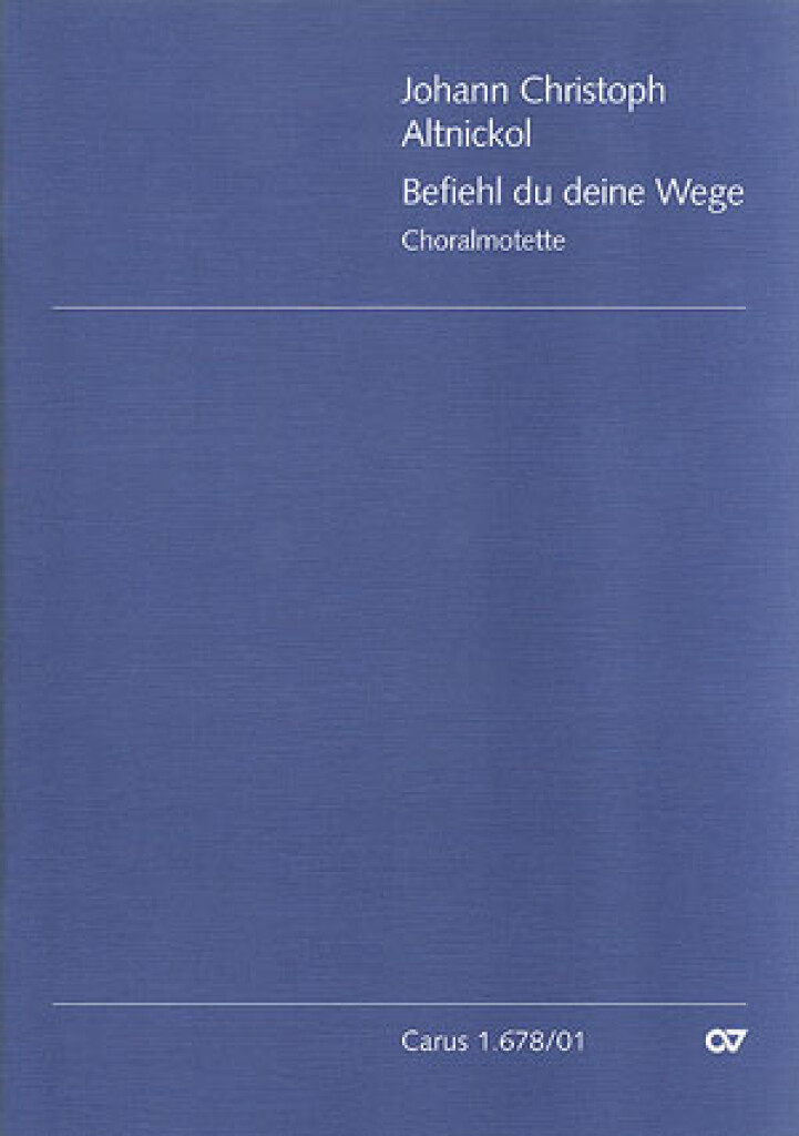 Befiehl du deine Wege
